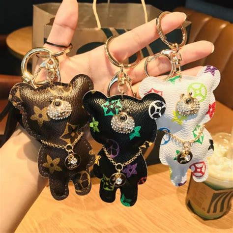 louis vuitton keychain bear